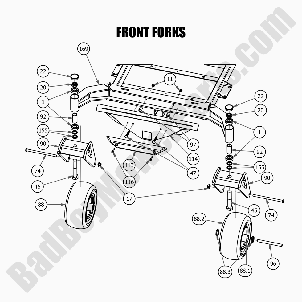 2021 Rebel - Front Forks